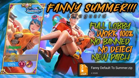 Script Skin Fanny Lifeguard Full Effect Voice Patch Terbaru YouTube