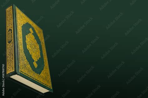 The Holy Al Quran with written arabic calligraphy meaning of Al Quran ...