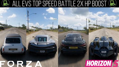 Forza Horizon 5 NEW 2022 Top 12 Fastest Tuned Electric Cars Top