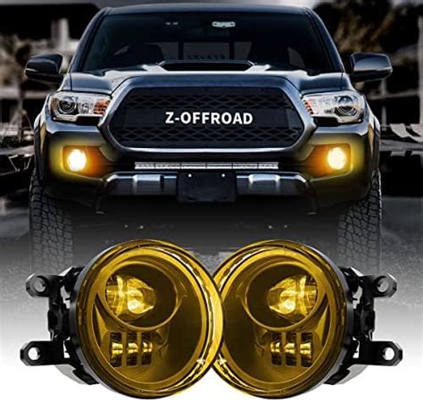 Amazon Z Offroad Yellow Led Fog Lights Assembly With Clear Lens