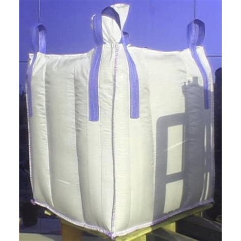 100 Virgin PP White Industrial FIBC Bag Storage Capacity 500kg