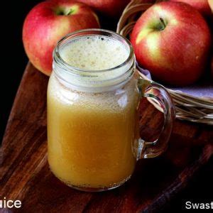 Apple juice recipe | How to make apple juice with & without a juicer