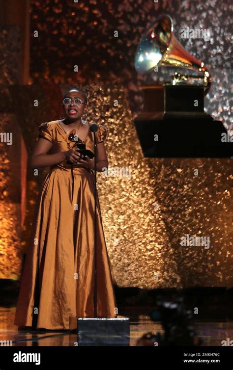 Cecile McLorin Salvant Accepts The Award For Best Jazz Vocal Album For