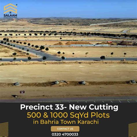 New Cutting Precinct Sq Yard Plots In Bahria Karachi