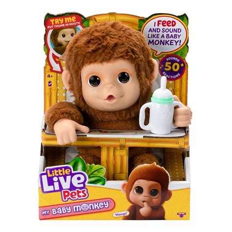Little Live Pets My Baby Monkey Toyworld Australia