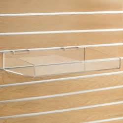 Slatwall Acrylic Shelves 18 Inch Acrylic Slatwall Tray