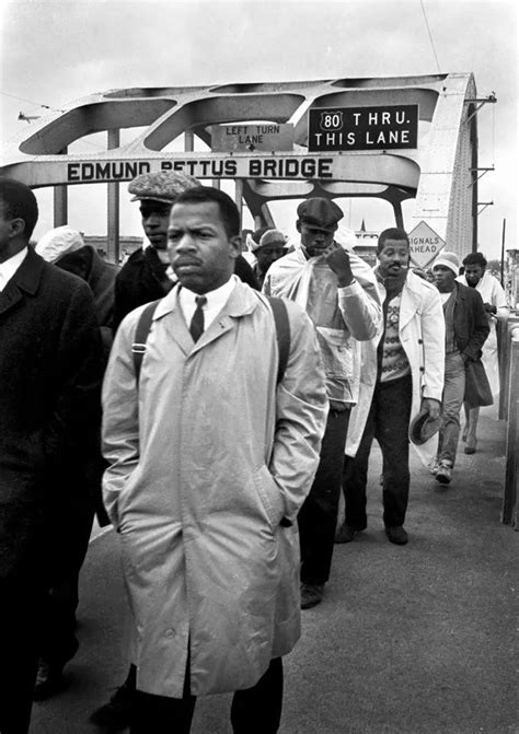 John Lewis 1965 March In Selma Black History Congressman John Lewis Black History Facts