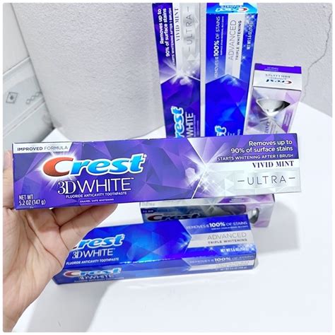 Kem Đánh Răng Crest 3D White Vivid Mint Ultra 147g Shopee Việt Nam