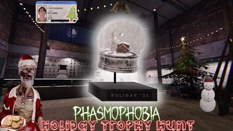 BEATING SANTA Phasmophobia Holiday 22 Trophy Hunt YouTube