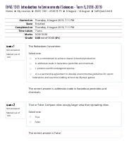 Self Quiz Unit 8 Pdf ENVS 1301 Introduction To Environmental Sciences