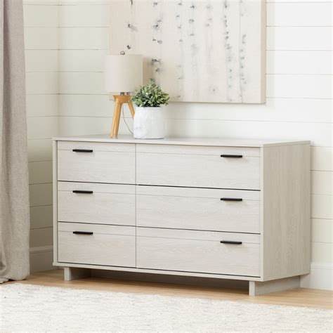 Modern Light Gray Oak Dresser - Fynn | RC Willey Furniture Store