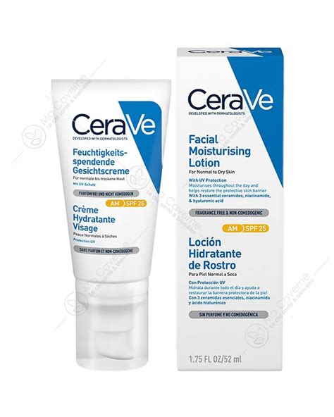 Cerave Crème Hydratante Visage Spf25 52ml