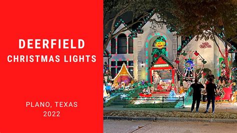 Deerfield Plano Christmas Lights Map | Shelly Lighting