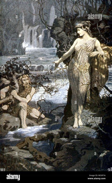 Babylonian Mythology The Temptation Of Ea Bani After The Painting By E