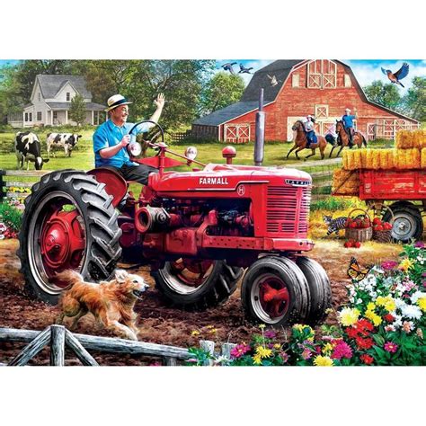 Masterpieces Inc Farmall Tractors Coming Home 1000 Piece Jigsaw Puzzle