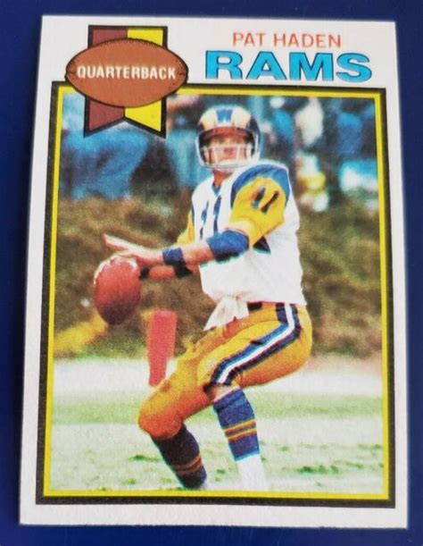 1979 Topps Pat Haden Los Angeles Rams 130 EBay