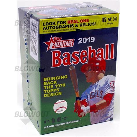 2019 Topps Heritage Baseball Blaster Box