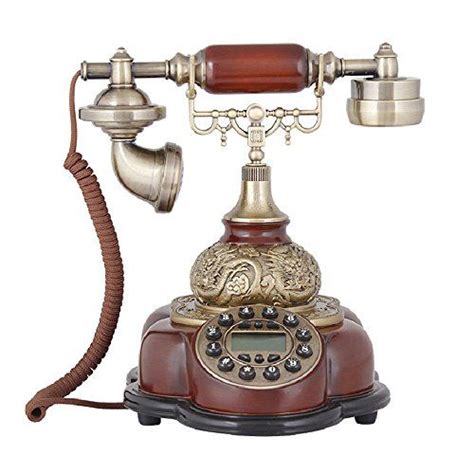 Telpal Decorative Classic Landline Telephone Set Corded Classic Antique Telephone Retro