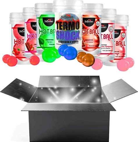 Kit Hot Balls Sabores e Sensações Hot Flowers