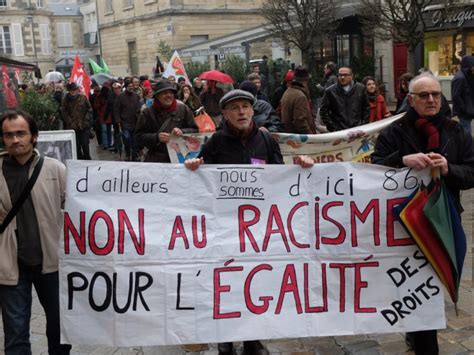 Contre Le Racisme Qui Nous Divise Manifestons Le 19 Mars La Vienne