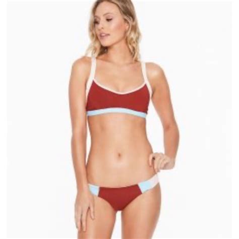 Lspace Swim Lspace Color Block Max Bikini Top Poshmark