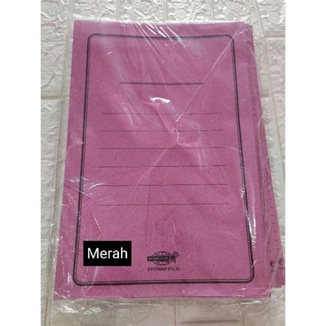 Jual 50 Lembar Stopmap Folio Map Kertas Folio Stopmap Map Kertas