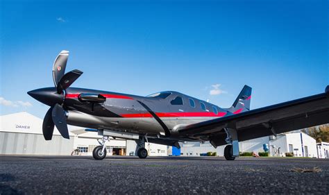 Dahers Th Tbm Turboprop Powered Aircraft Is Delivered To A