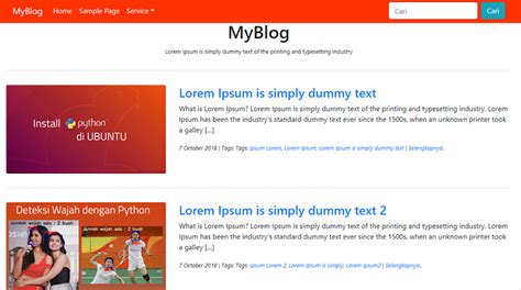 Membuat Tema Wordpress Responsive Dengan Bootstrap 4 Komangmyid