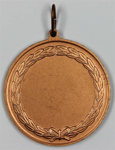 Bronzemedaille Blanko Museum Wolmirstedt Museum Digital Sachsen