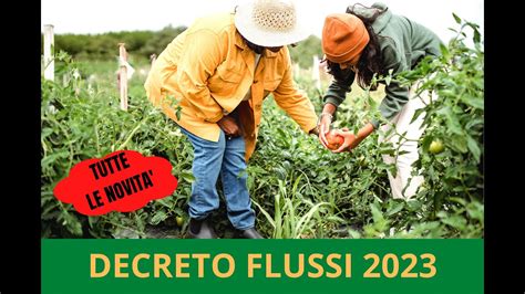 DECRETO FLUSSI 2023 ECCO LE NOVITA INTRODOTTE DAL GOVERNO MELONI