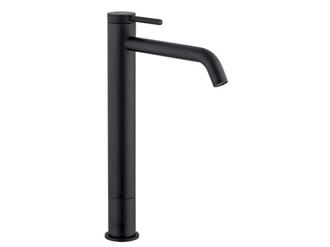 Miscelatore Per Lavabo Alto Xl Stelo Monocomando Senza Scarico Nero