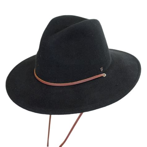 Brixton Hats Field Wool Felt Wide Brim Fedora Hat All Fedoras