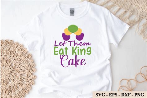 Let Them Eat King Cake Svg Graphic By Bdbgraphics · Creative Fabrica