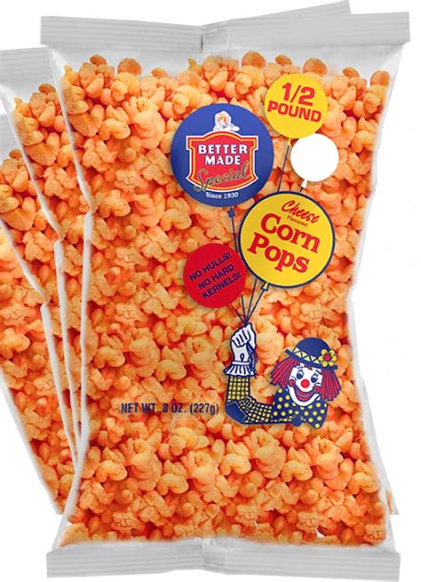 Amazon Better Made Special Cheese Flavored Corn Pops X Oz