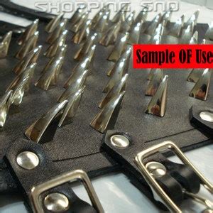 17mm Dragon Claw Spikes Giant Screwback Metal Claw Spikes Silver