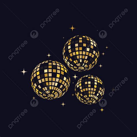 Disco Ball Vector Icon Illustration Fun Decor Silhouette Vector, Fun ...