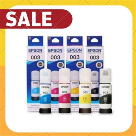 Jual Tinta Epson 003 Original For Printer L1110 L3110 L3210 L3150 5190