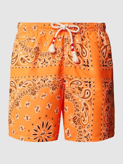 MC2 Saint Barth Badehose Mit Allover Print Modell CAPRESE 381 Rot