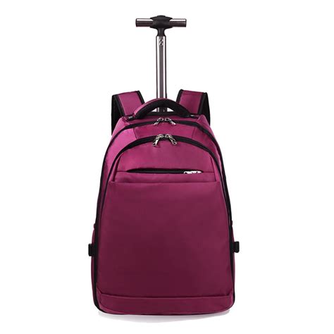 Cosmonic Rolling Backpack Wheeled Laptop Bag Trolley Luggage Suitcase