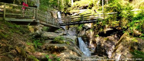 Wasserfälle Bayerischer Wald Klamm Schluchten Wildbachklamm