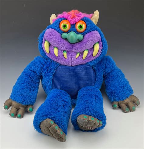 Vintage 2001 My Pet Monster Plush Toy Doll Horror Creature Cleveland