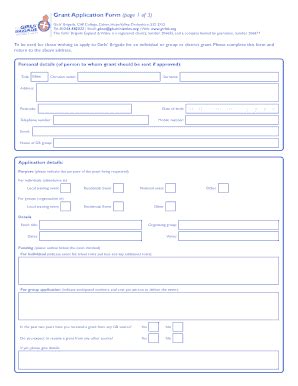 Fillable Online Theesthercollective Grant Application Form Page 1 Of 3