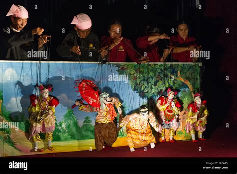 Burmese Traditional Puppet Show Yangon Myanmar Stock Photo Alamy