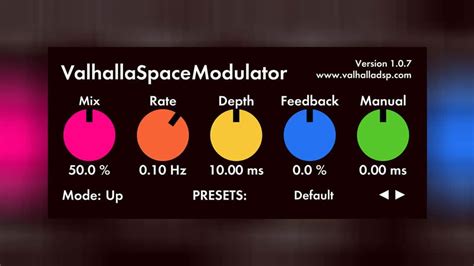 Valhalla Space Modulator Flanger Plugin Is Now Free For All | Valhalla ...