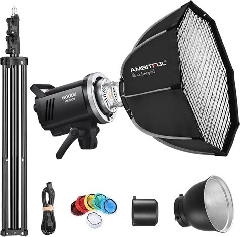 Amazon Godox MS300 Studio Strobe 300Ws 110V GN58 5600K Bowens