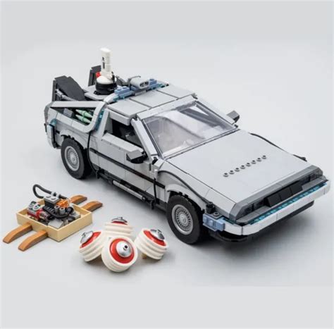 BACK TO THE Future Delorean Time Machine Building Blocks 3in1 Set BRAND