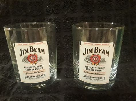 Pair Of JIM BEAM BOURBON Cocktail Glasses Collectors Weekly