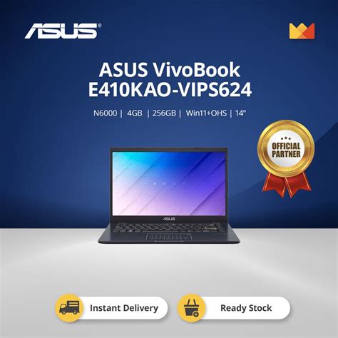 Jual Asus Vivobook E Kao Vips N Gb Gb Win Black