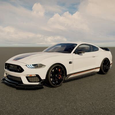 Ford Mustang Mach 1 2023 - 3D Model by AlphaGroup