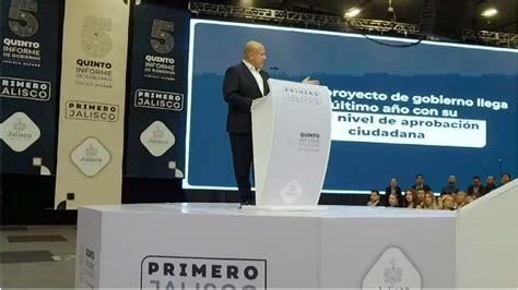 ENRIQUE ALFARO RINDE SU 5 º INFORME COMO GOBERNADOR DE JALISCO